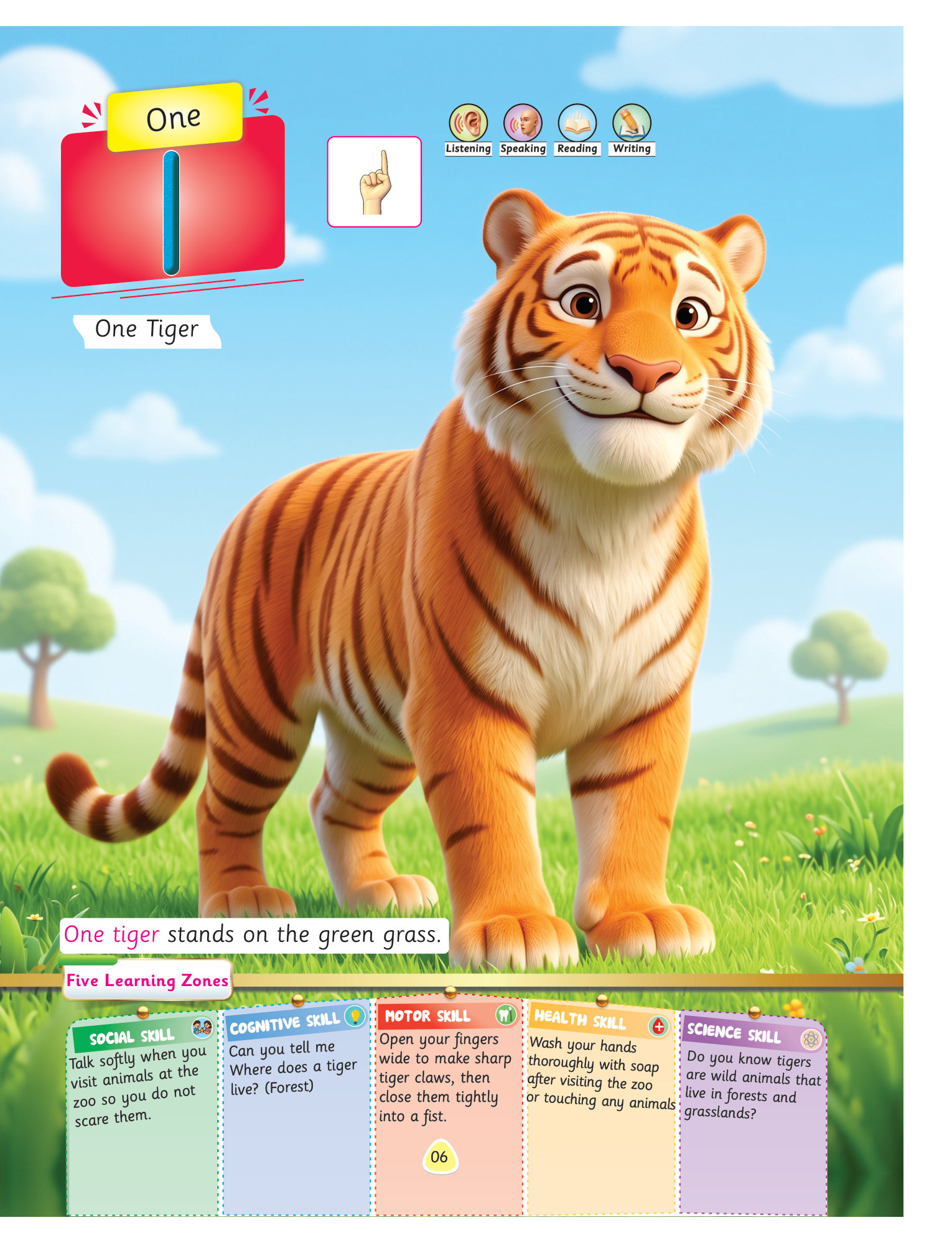 Number 1 book page