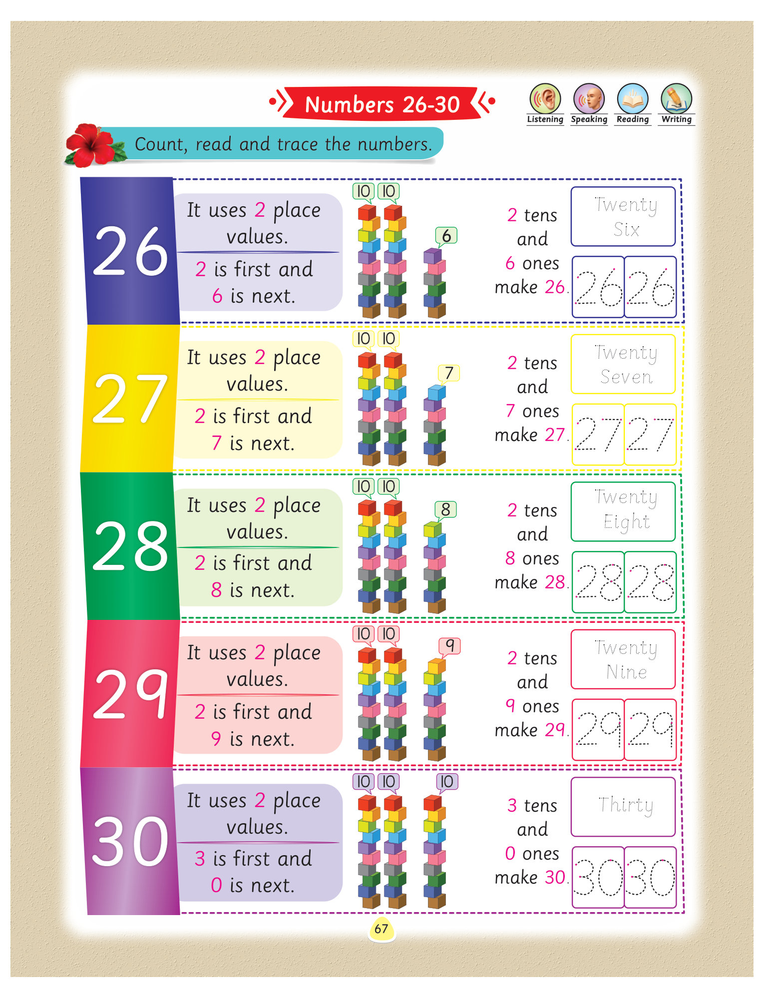 Number 1 book page
