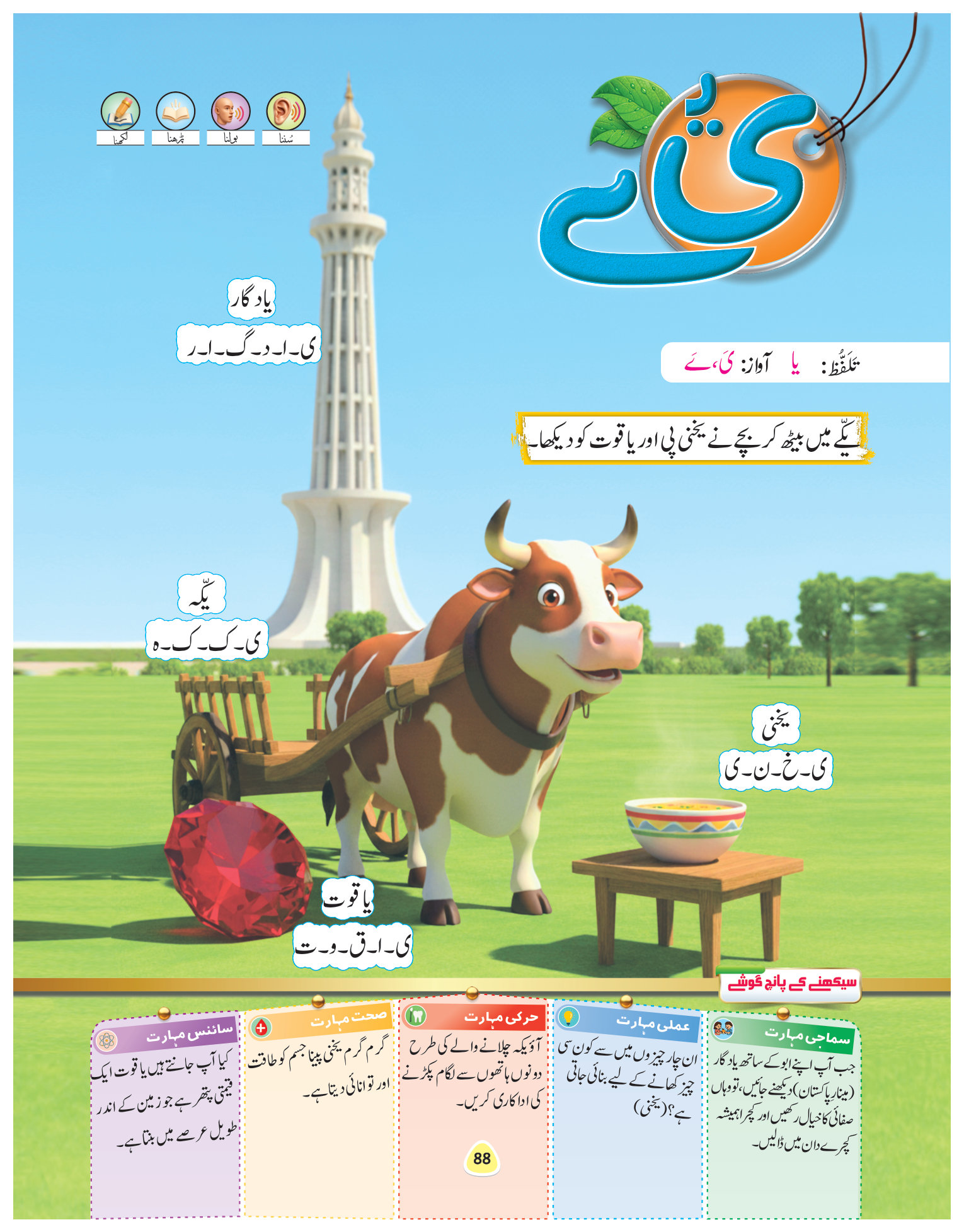 الف کتاب کا صفحہ