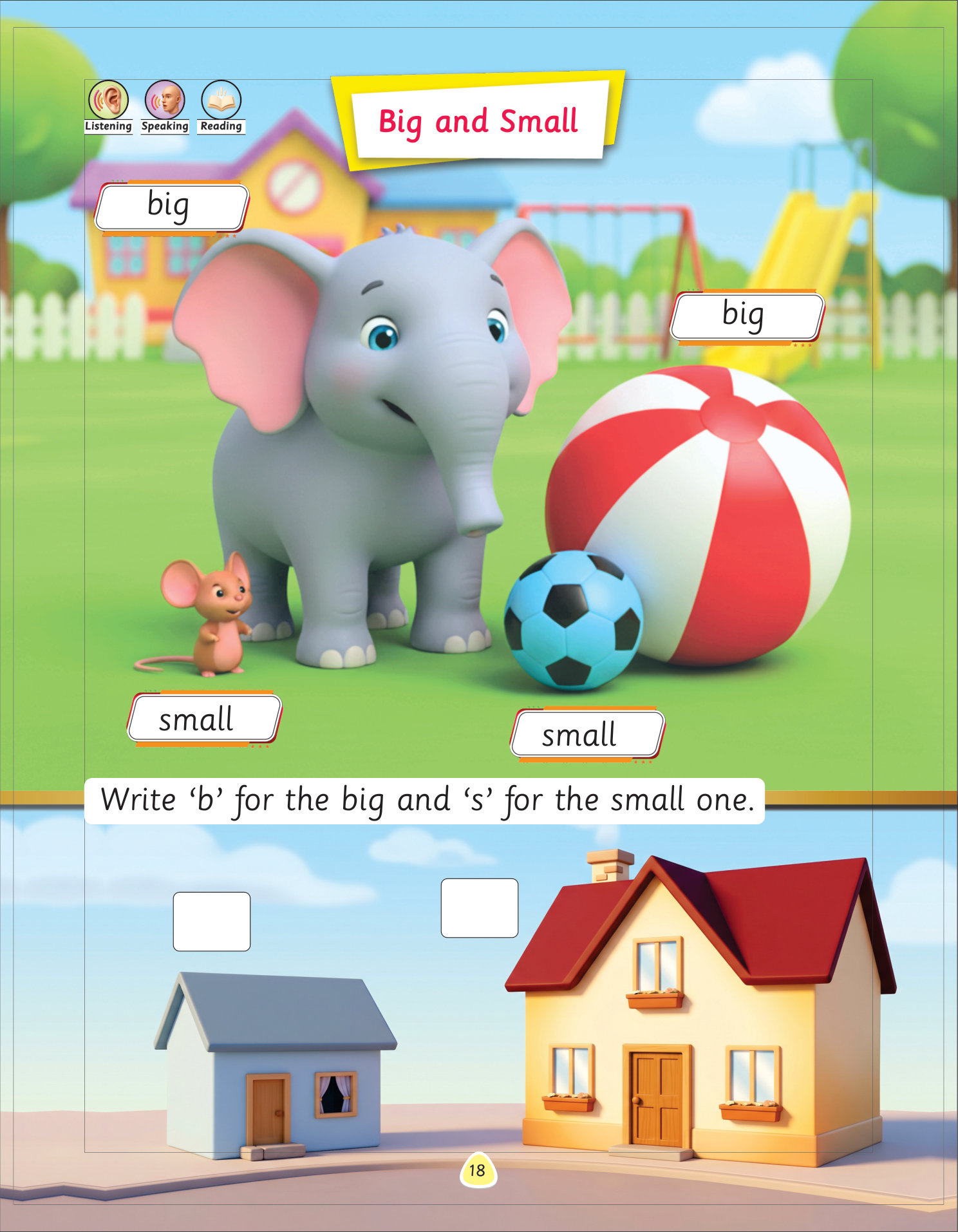Big and Small book page