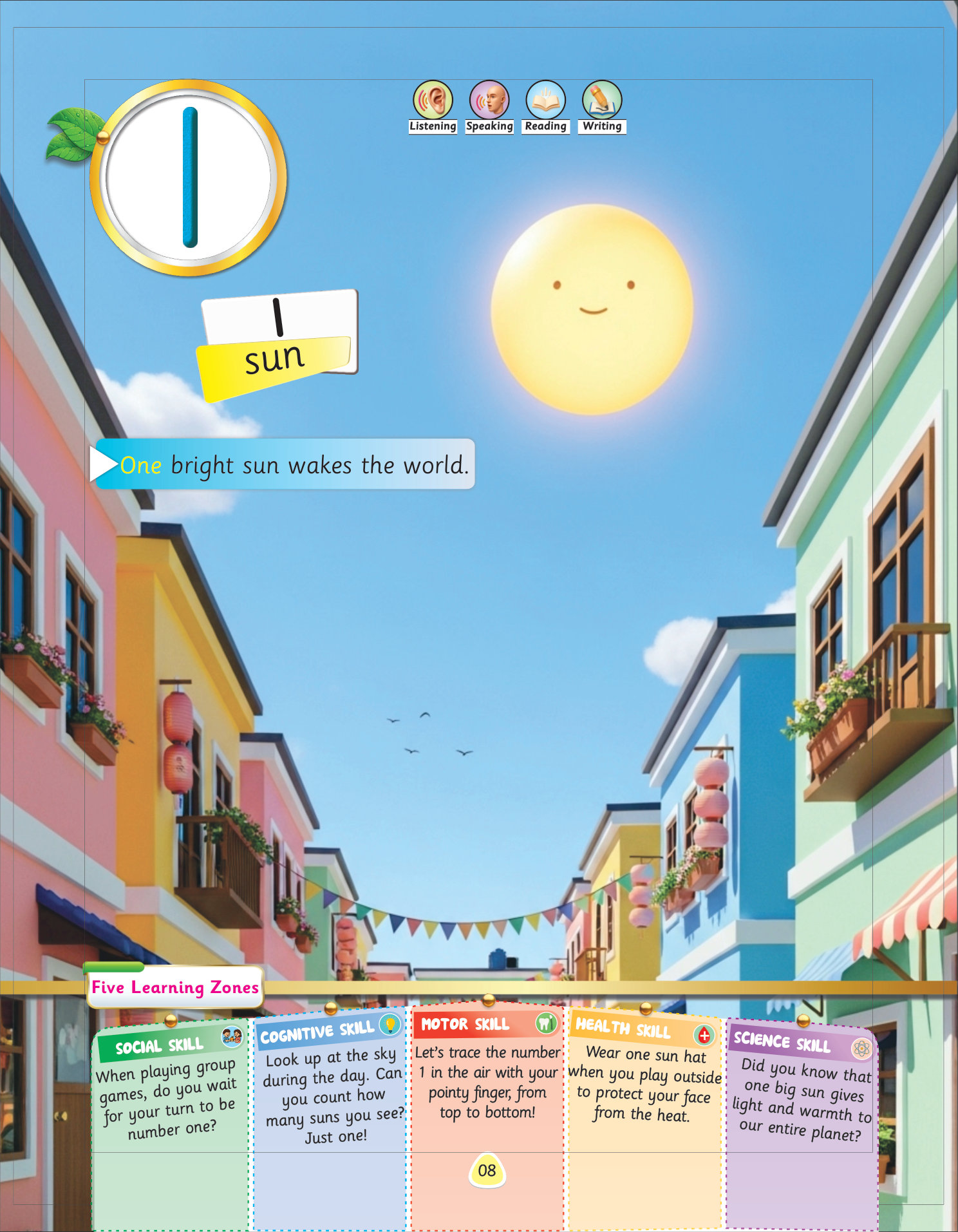 Number 1 book page